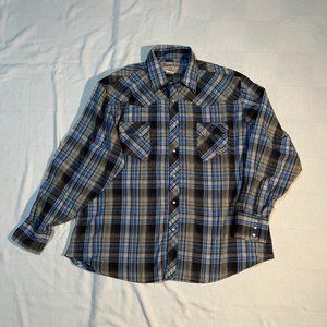 Wrangler Mens 2XL Button Down Shirt